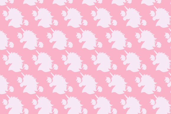 Download Simple Pattern with Unicorn Silhouette - Simple Collection