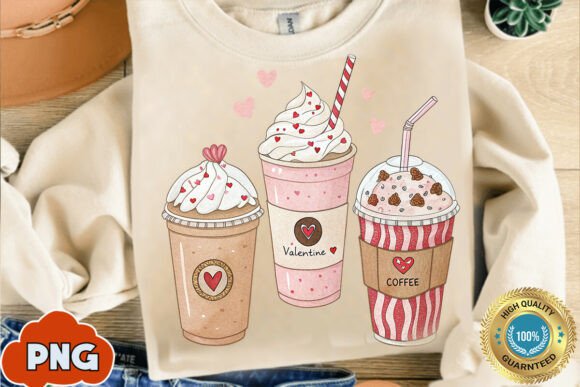 Download Whipped Cream Coffee Valentine's Day PNG - Valentine's day Collection