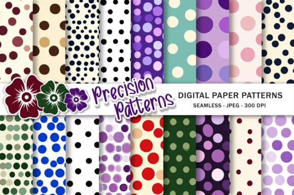 Download Colorful Polka Dot Digital Paper - Polka dot digital paper Collection
