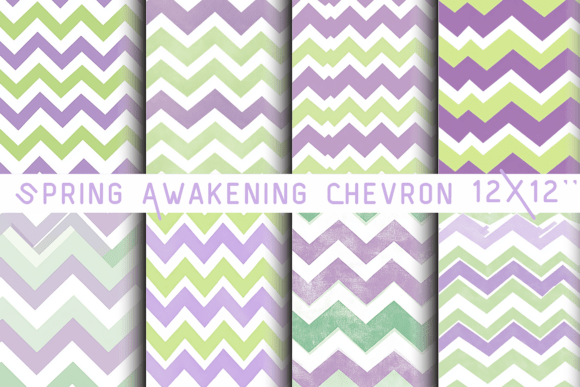 Download Spring Awakening Chevron Paper - Premium Resources