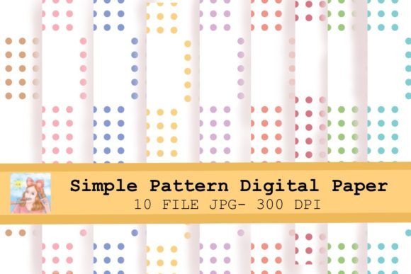 Download Seamless Simple Pattern Digital Paper - Simple Collection