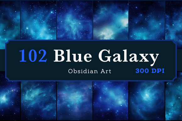 Download Night Sky Blue Galaxy Background - Blue Collection